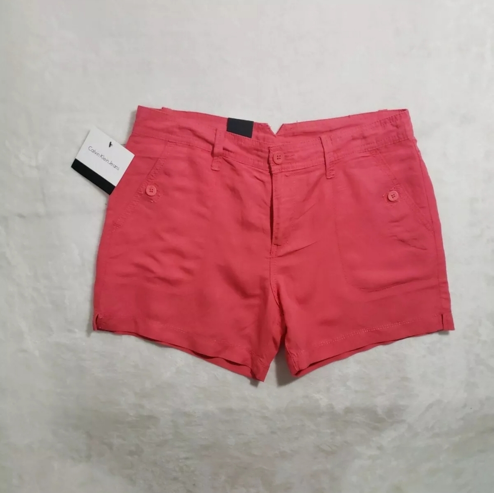 3/$30 CALVIN KLEIN Linen Blend Shorts